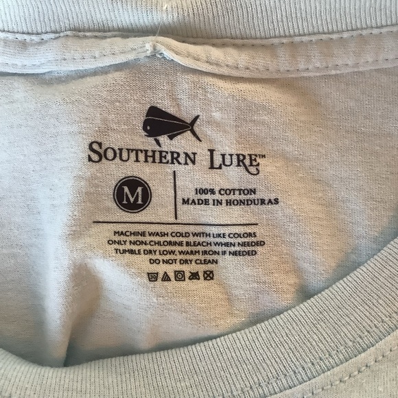 Southern Lure Men’s Short Sleeve Tee Chillin’ Sky Blue Size Medium NEW - Picture 5 of 10